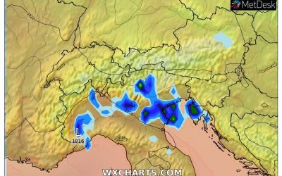 Possibili piogge nel corso della serata?