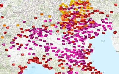 Temperature live al Nord