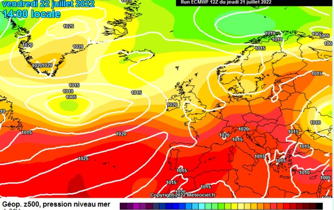 La previsione per oggi, venerdì 22 luglio