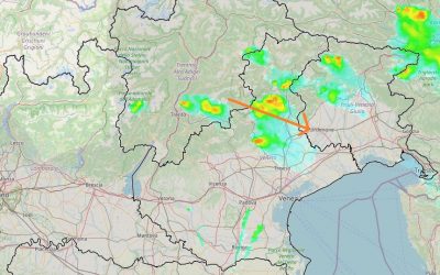 Continuano le piogge e qualche temporale al Nord-Est