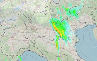 Temporali al Nord diretti verso l’Emilia