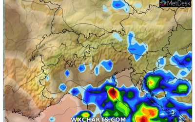 La previsione per giovedì 1 Settembre