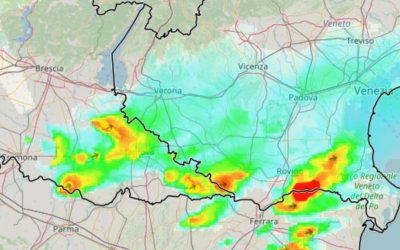 Aggiornamento piogge e temporali live