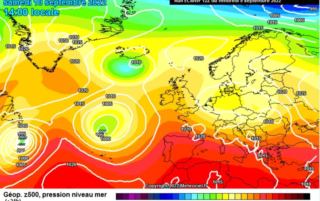 La previsione per oggi, sabato 10 settembre