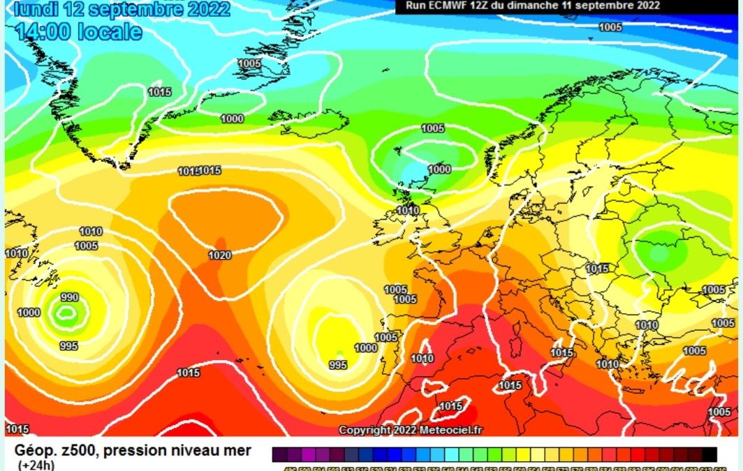 La previsione per oggi, lunedì 12 settembre