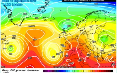 La previsione per oggi, lunedì 12 settembre