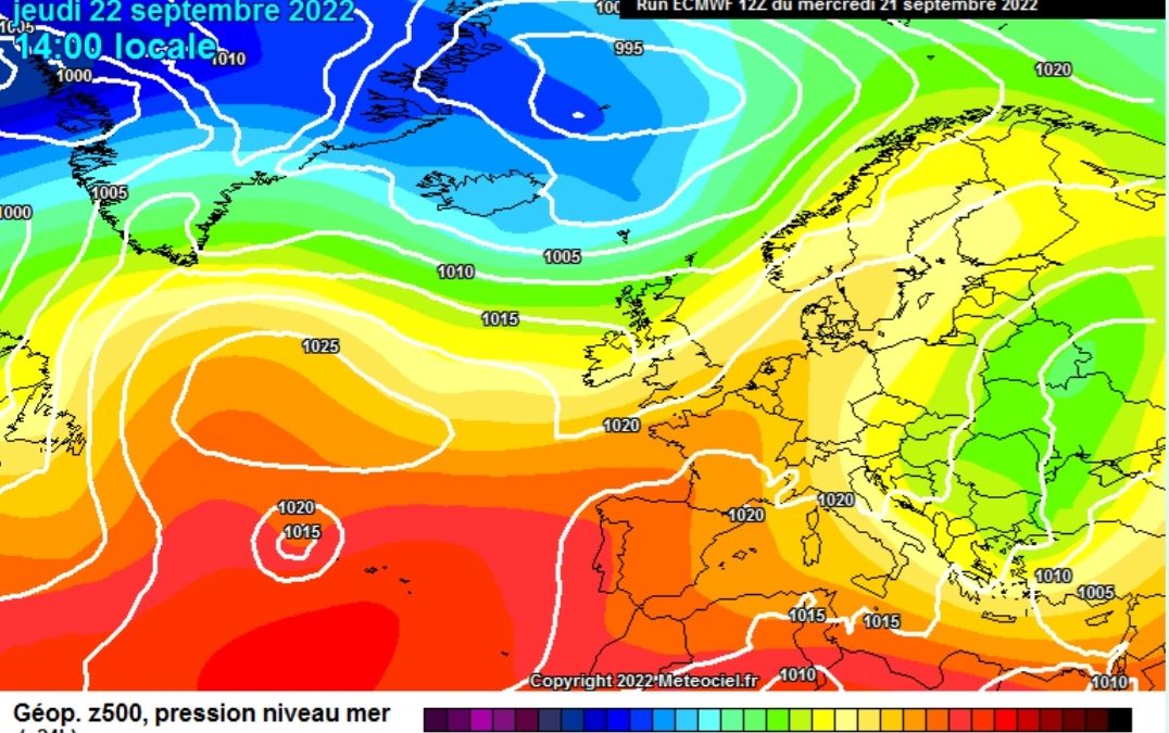 La previsione per domani, giovedì 22 settembre