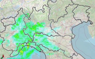 In arrivo piogge dal Nord-Ovest