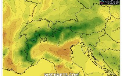 Tendenza meteo per i prossimi giorni con l’Ottobrata bis