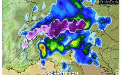 Tendenza meteo per i prossimi giorni: arriva l’aria fredda?