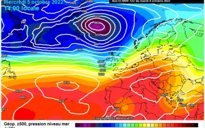 La previsione per oggi, mercoledì 5 ottobre