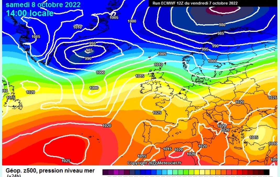 La previsione per oggi, sabato 8 ottobre