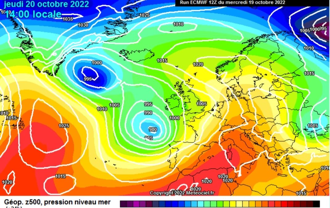 La previsione per oggi, giovedì 20 ottobre