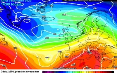 La previsione per oggi, lunedì 24 ottobre
