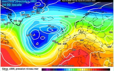 La previsione per oggi, mercoledì 26 ottobre