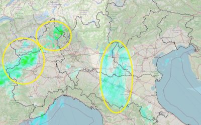 Varie piogge al Nord
