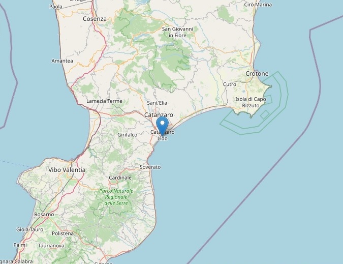 Scossa di terremoto in Calabria