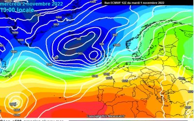 La previsione per oggi, mercoledì 2 novembre