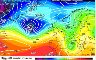 Previsione meteo per il 5 novembre