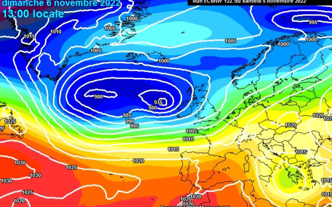 La previsione per domenica 6 novembre