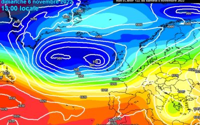 La previsione per domenica 6 novembre