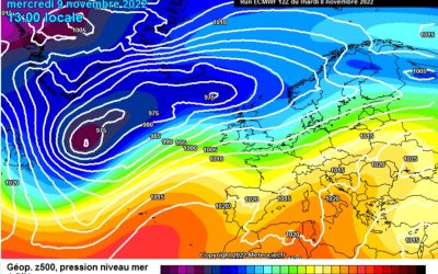 Previsione per mercoledì 9 novembre