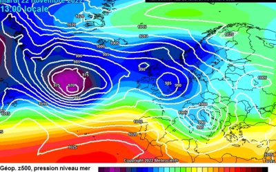 Previsione per martedì 22 novembre