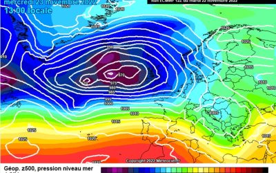 Previsione per mercoledì 23 novembre