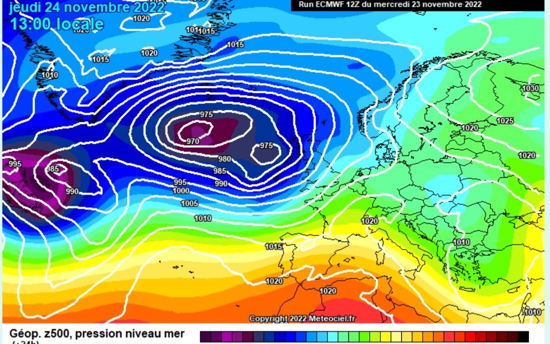 Previsione per giovedì 24 novembre