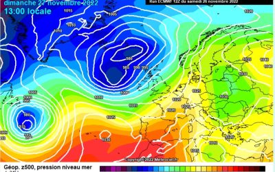 Previsione per domenica 27 novembre