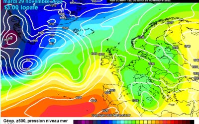 Previsione per martedì 29 novembre