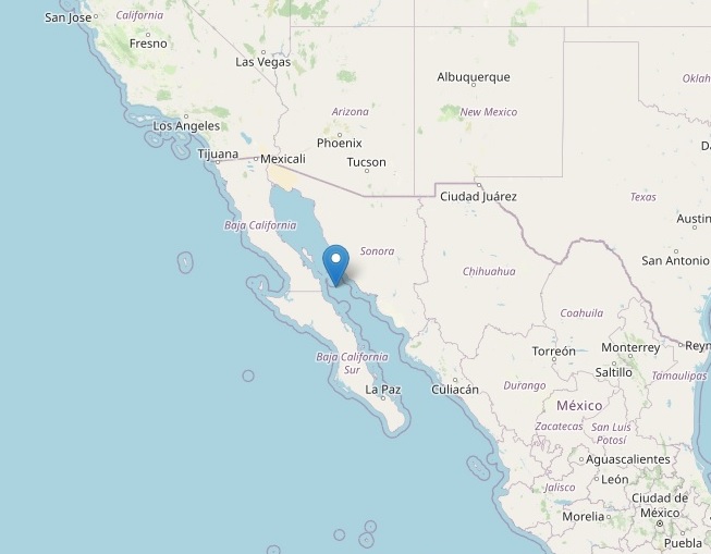 Forte terremoto nel Golfo della California