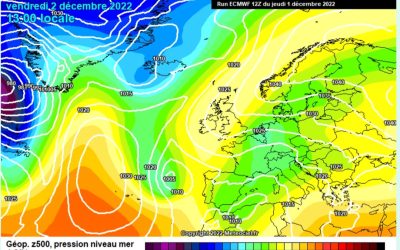 Previsione per venerdì 2 dicembre