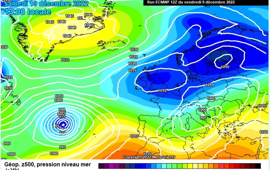 Previsione per sabato 10 dicembre