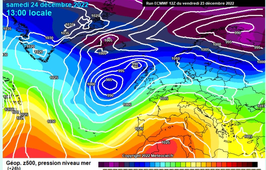 Previsione per sabato 24 dicembre