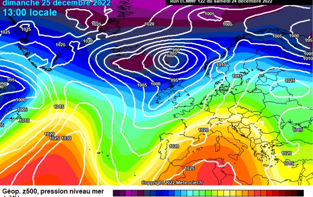 Previsione per domenica 25 dicembre