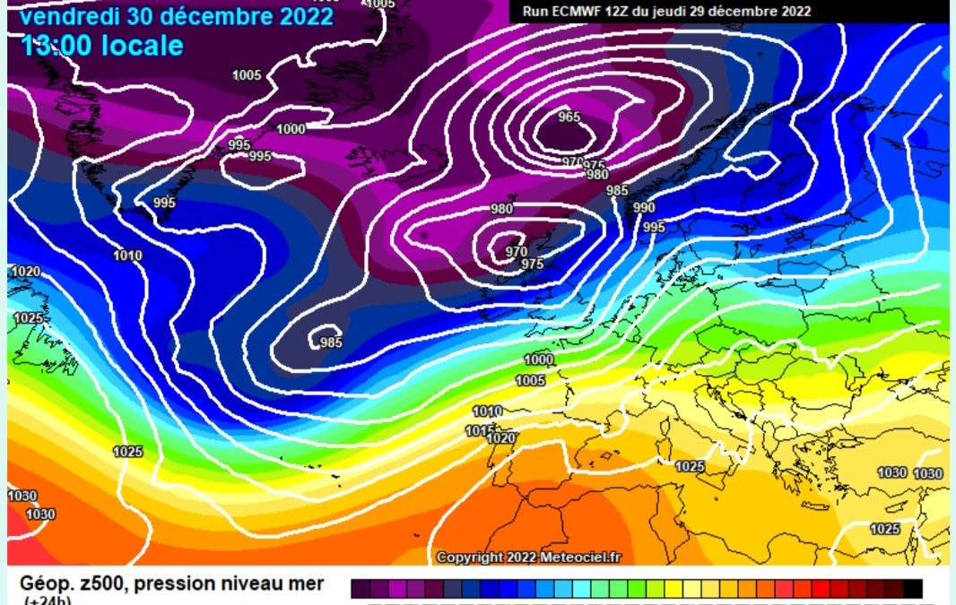 Previsione per venerdì 30 dicembre