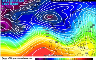 Previsione per lunedì 9 gennaio