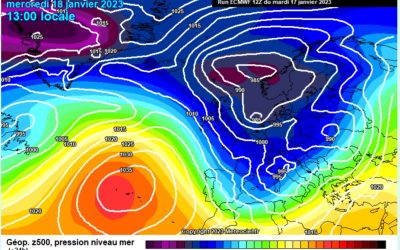 Previsione per mercoledì 18 gennaio