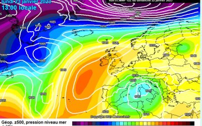 Previsione per lunedì 23 gennaio