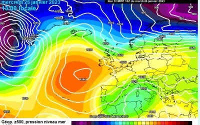 Previsione per mercoledì 25 gennaio