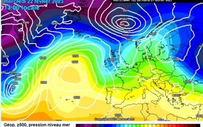 Previsione per mercoledì 22 febbraio
