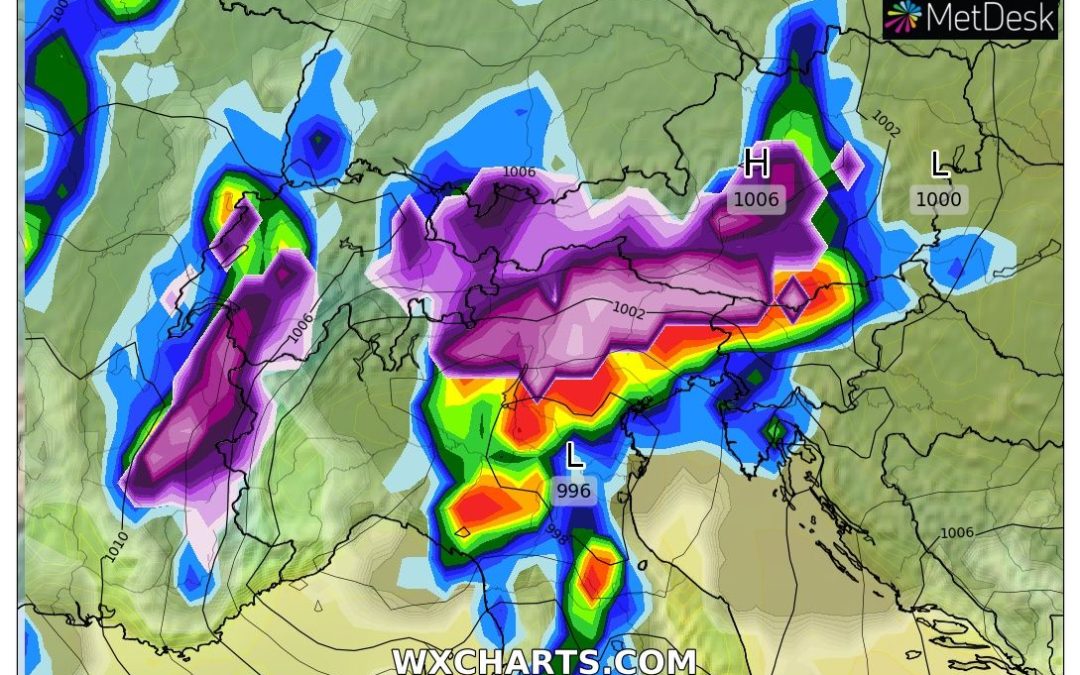 Possibili piogge nella giornata di Domenica 26 Marzo?
