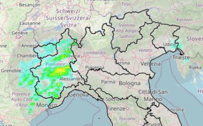 Situazione Live piogge Nord Italia
