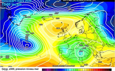 Previsione per mercoledì 1 marzo
