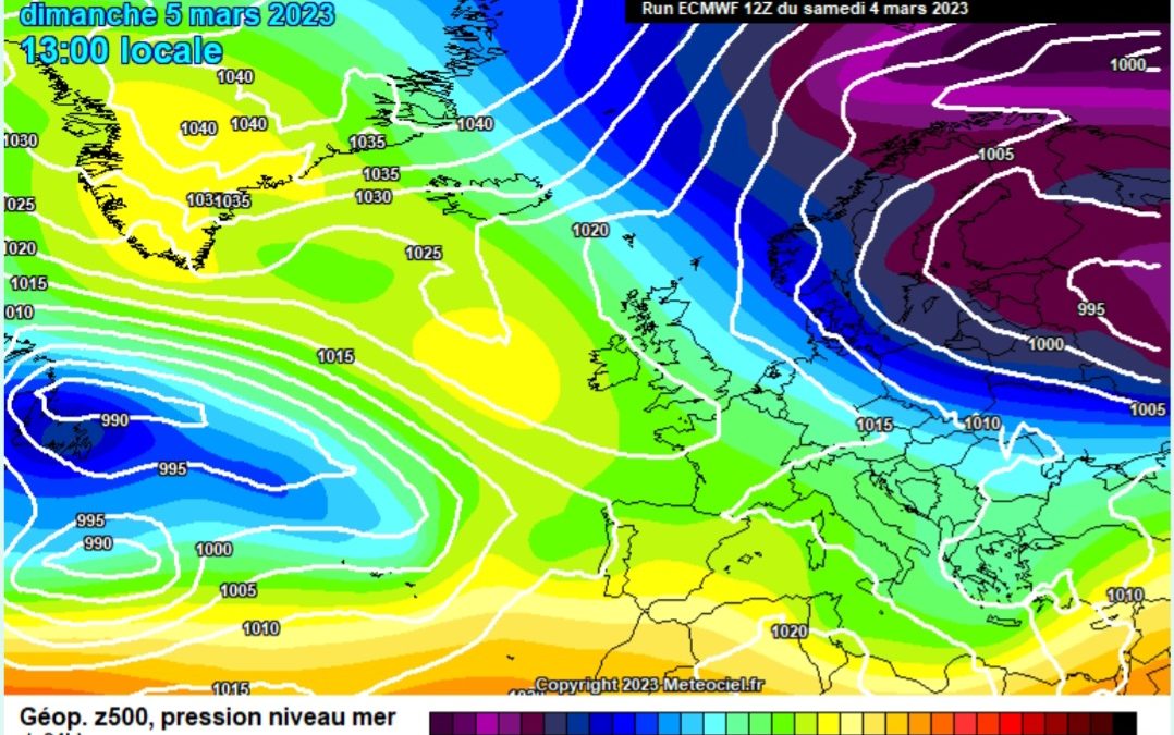 Previsione per domenica 5 marzo