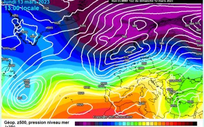 Previsione per lunedì 13 marzo
