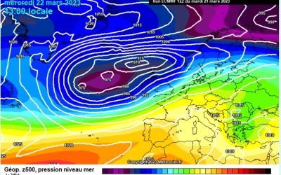 Previsione per mercoledì 22 marzo