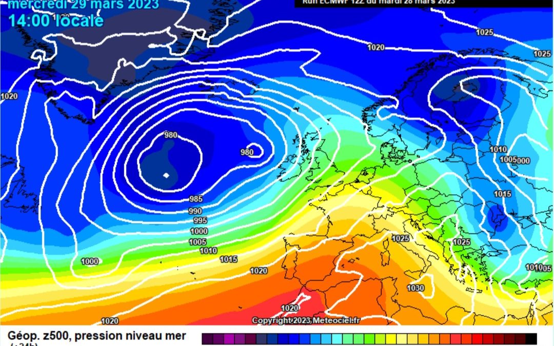 Previsione per mercoledì 29 marzo