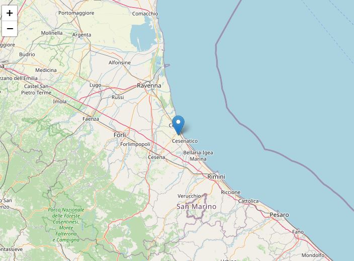 Scossa di terremoto in Emilia